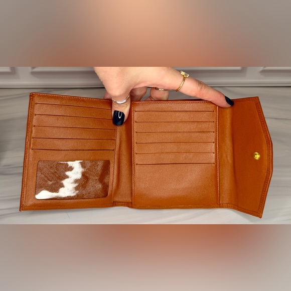 MCM Vintage Visetos Kisslock Wallet | Brown & Gold | Authentic - Picture 7 of 10